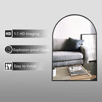 HARRITPURE Wall Mounted Mirror Arch Mirror - Image 6