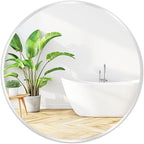 Fabuday Silver Circle Mirror for Wall 20 inch by Fabuday