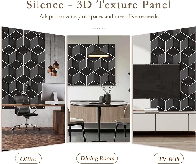 12Pack Acoustic Panels, Self-Adhesive Sound Proof Panels - Image 7