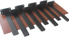 4 Pack - 11 inch Black Hidden L Shelf Bracket Iron Floating Shelf Brackets - Image 7