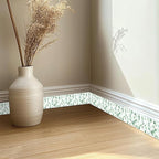 HOMETITUTE Wallpaper Border Peel and Stick Wall Decor PVC Botanical Wall Border - Image 8