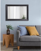 AAZZKANG Black Mirrors for Wall Rectangle Wood Framed Large 26"x18" Decorative - Image 7