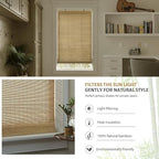 LazBlinds Cordless Bamboo Roll Up Shades - Image 4