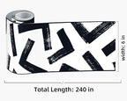 FLFK Black and White Design Wallpaper Border - Image 2