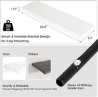 Venusmiles Floating Shelves for Wall 24 inch Long, Engineered Wood Wall Shelves - Image 3