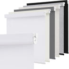 SUNOFF No Drill Tools Cordless Blackout Roller Shades Blinds by SUNOFF