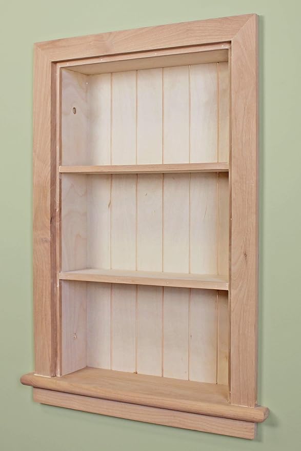 14x24 Aiden Recessed Wall Niche Medicine Cabinet Replacement, in The Wall - Image 4