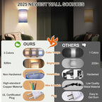 Plug in Wall Sconces Set of Two: Wall Lights - Image 3