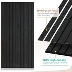 Wood Veneer Sound Panels, 10 Pack 47.2”x23.6” Wall Panels, Decorative Acoustic - Image 3