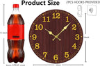 Wall Clock, Modern Wall Clocks Battery Operated, Silent Non Ticking Clock - Image 3