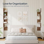 HOOBRO Corner Shelf Wall-Mounted, 5-Tier Corner Bookshelves - Image 4