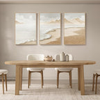 Framed Boho Abstract Beach Wall Art - Image 8
