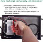LED Wall Pack Light with Dusk to Dawn Photocell, 120W 15600LM 5000K Daylight - Image 6