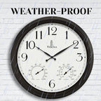 24 inch Outdoor Clocks for Patio Large Waterproof - Image 5