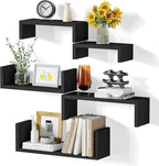 SRIWATANA Floating Shelves for Wall, Wall Shelves for Bathroom, Living Room by SRIWATANA