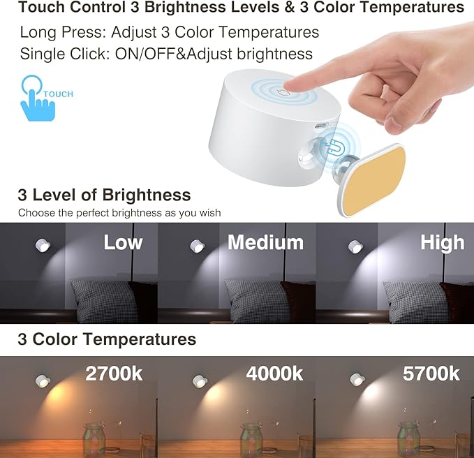 Koopala LED Wall Sconces, Wall Mounted Lamps - Image 2