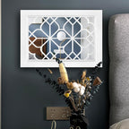 Wocred Set of 2 Rectangular Wall Mirror, Gorgeous Rustic Farmhouse Accent Mirror - Image 5