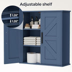 Homleke Bathroom Wall Cabinet, Over Toilet Storage Cabinet - Image 5