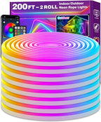 AILBTON 200Ft Neon Rope Lights, Flexible Led Rope Lights Control by AILBTON