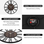 Large Wall Clock for Living Room Decor, 14 Inch Non Ticking Silent, Battery - Image 8
