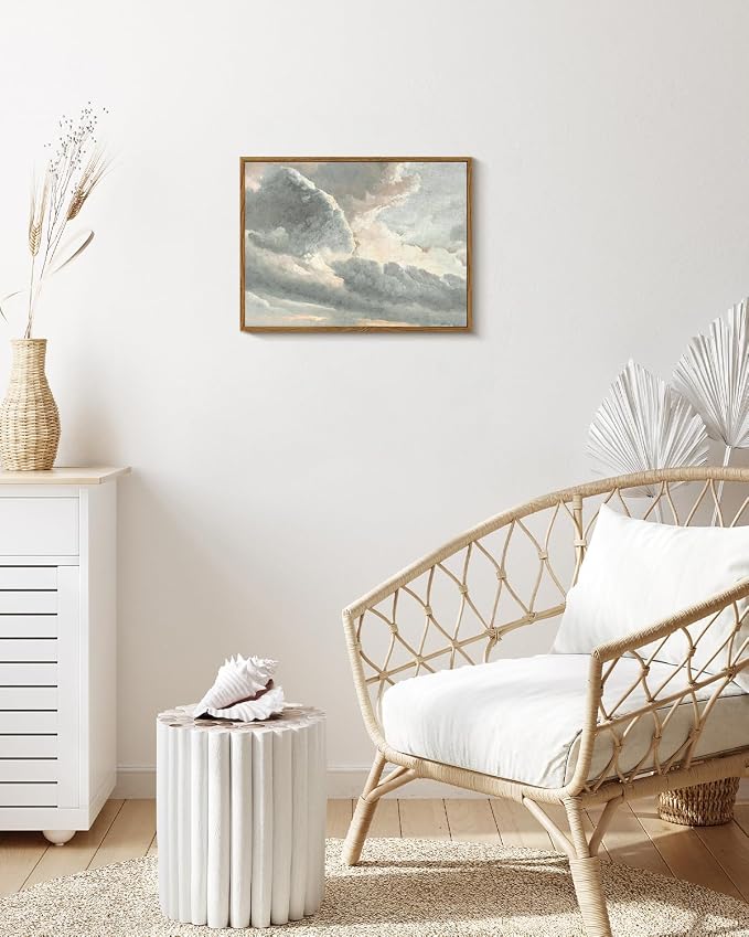 InSimSea Framed Canvas Wall Art Vintage Decor, Room Decor Classical Oil - Image 2