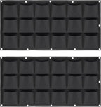 ZOENHOU 2 Pack Total 36 Roomy Pockets Horizontal Garden Planter, Waterproof by ZOENHOUDIRECT