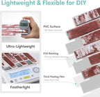 Commomy 3D Peel and Stick Brick, Ultralight Thin PVC Faux Brick Wall Panels - Image 4