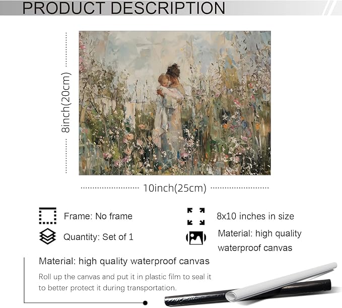 Nature Flower Poster Vintage Botanical Floral Wall Art Antique Cottagecore - Image 2