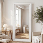 Full Length Mirror 71"x30", Large Solid Wood Frame Floor Mirror, Leaning Floor - Image 7