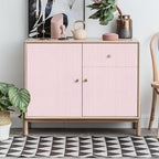 Pink Grasscloth Peel and Stick Wallpaper A Set of 23.6" X 480" Self-Adhesive - Image 3