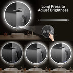 LED Bathroom Mirror 40 Inch Round Bathroom Mirror - Image 7