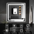 30"x30" LED Bathroom Mirror - Image 8