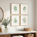 Framed Sage Green Botanical Wall - Image 2
