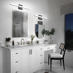 Combuh Bathroom Light Fixtures Dimmable Black Vanity Lights Bar 24 Inch 14W - Image 10