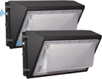 LED Wall Pack Light with Dusk to Dawn Photocell, 120W 15600LM 5000K Daylight by Tesoorda