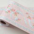 AbaBoorty Pink Flower Pattern Wallpaper Trim - Image 9