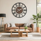 24 Inch Modern Decorative Metal Wall Clock - Image 5