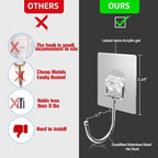 Antimbee 30-Pack All-Purpose Adhesive Hooks - Image 4