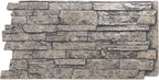 EverStone Acadia Ledge Faux Stone Panel, Linen Graphite Color by EkenaMillwork