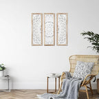 SwallowLiving 3D Layered Mandala Wood Wall Art Set of 3 – 23.6" Large Sacred - Image 6