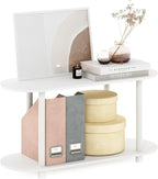 Furinno Turn-N-Tube Display Shelf, 4-Tier Oval Book Shelf, Storage Shelves - Image 3