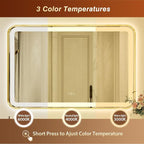 36x60 Inch LED Bathroom Mirror - Image 4