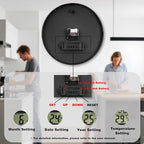 AKCISOT Wall Clock 12 Inch, Non-Ticking Silent Battery Operated Analog - Image 8