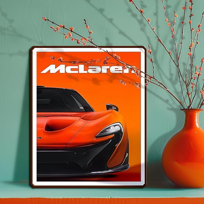 CSLGQGV Car Poster Vintage Racing Car Wall Art Supercar Canvas Prints Painting - Image 7