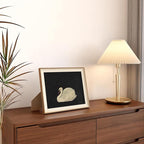 VIYYIEA Framed Wall Art for Living Room, Swan Art Canvas Prints, Vintage Home - Image 5
