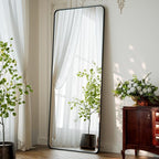 XRAMFY 65"x24" Floor Full Length Mirror Standing Full Body Rounded Corner - Image 7
