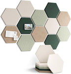 Fluxynara Hexagon Cork Board Alternative by FLUXYNARA