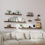 Floating Shelves for Wall Decor, Long Wall Mounted Storage Shelf for Bedroom - Image 6