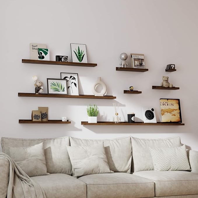 Floating Shelves for Wall Decor, Long Wall Mounted Storage Shelf for Bedroom - Image 6