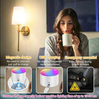 YHCDLAMP Battery Operated Wall Sconces Set of 2, Rechargeable Wireless Wall - Image 4